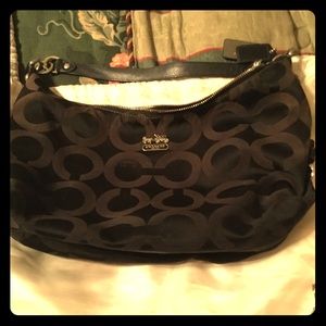 Navy Coach purse